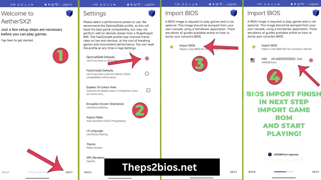 PS2 Bios Download for PCSX2 & AetherSX2 Emulator 18 Import the BIOS File